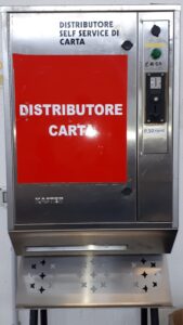 DISTRIBUTORE CARTA USATO